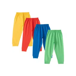 Luke & Lilly Infant Boys Pack Of 4 Pure Cotton Relaxed-Fit Joggers-picture-24
