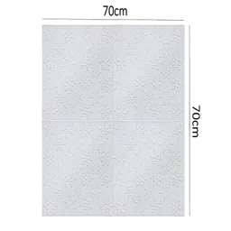 Lukzer 2-Pcs White Self-Adhesive Wall Panels image 5