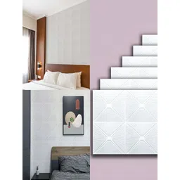 Lukzer 6-Pcs White Self-Adhesive Wall Panels-picture-16