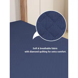 Lukzer Blue Terry Water Resistant Mattress Protector image 5