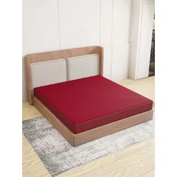 Lukzer Maroon Terry Water Resistant Mattress Protector-picture-42