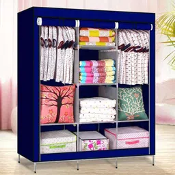 lukzer Micro Fiber Collapsible Wardrobe-picture-23