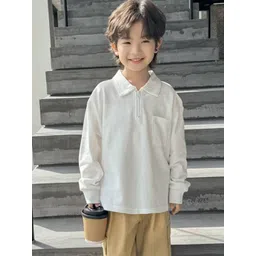 LULU & SKY Boys Camouflage Striped Henley Neck Extended Sleeves Pockets T-shirt-picture-53