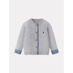 LULU & SKY Boys Checked Cardigan-picture-56