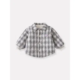 LULU & SKY Boys Checked Quilted Jacket-picture-27