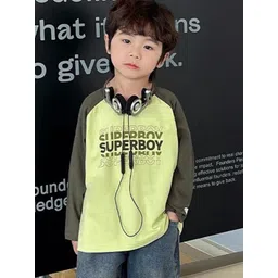 LULU & SKY Boys Colourblocked Henley Neck Applique T-shirt-picture-29