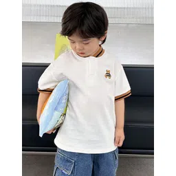 LULU & SKY Boys Colourblocked Henley Neck T-shirt-picture-28