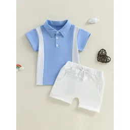 LULU & SKY Boys Colourblocked Night suit-picture-16