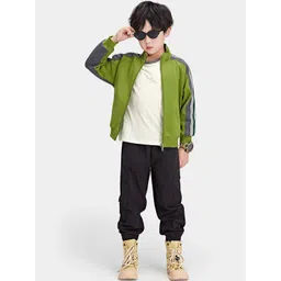 LULU & SKY Boys Colourblocked Sporty Jacket-picture-17