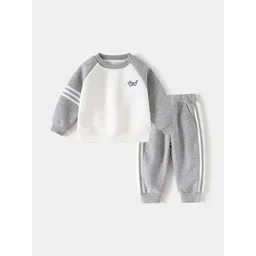LULU & SKY Boys Colourblocked T-shirt With Trousers-picture-25