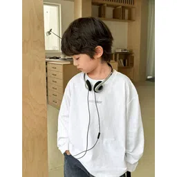 LULU & SKY Boys Graphic Printed Round Neck Cotton Oversized T-shirt-picture-15