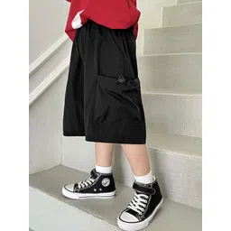 LULU & SKY Boys Loose Fit Cargo Shorts image 3