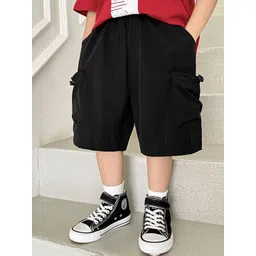 LULU & SKY Boys Loose Fit Cargo Shorts image 1