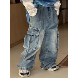 LULU & SKY Boys Mid-Rise Low Distress Light Fade Jeans-picture-25