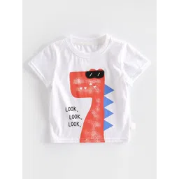 LULU & SKY Boys Printed Organic Cotton Applique T-shirt-picture-55