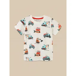 LULU & SKY Boys Printed Pure Cotton Applique T-shirt-picture-23