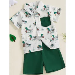 LULU & SKY Boys Printed Shirt with Shorts-picture-48