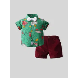LULU & SKY Boys Printed Shirt With Shorts-picture-21