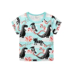 LULU & SKY Boys Printed V-Neck Applique T-shirt-picture-23
