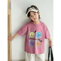LULU & SKY Boys Printed V-Neck Extended Sleeves Applique T-shirt-picture-37