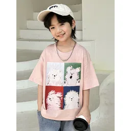LULU & SKY Boys Printed V-Neck Pure Cotton Applique T-shirt-picture-28