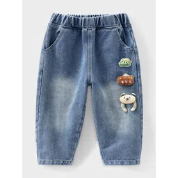 LULU & SKY Boys Relaxed Fit Mid-Rise Light Fade Stretchable Jeans-picture-31