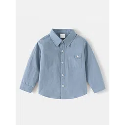 LULU & SKY Boys Spread Collar Regular Fit Cotton Casual Shirt-picture-44