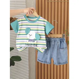 LULU & SKY Boys T-shirt with Shorts-picture-24