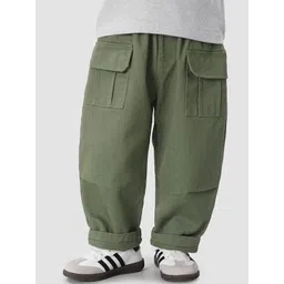 LULU & SKY Boys Tapered Fit High-Rise Trousers-picture-13