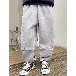 LULU & SKY Boys Tapered Fit High-Rise Trousers-picture-19