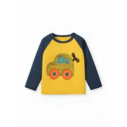 LULU & SKY Boys Typography Printed Applique T-shirt-picture-42