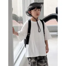 LULU & SKY Boys V-Neck Pockets T-shirt-picture-31