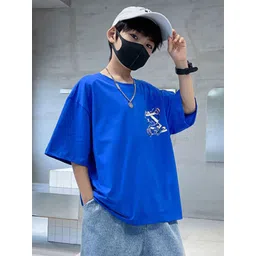 LULU & SKY Boys V-Neck Pure Cotton Pockets T-shirt-picture-23