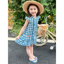 LULU & SKY Checked A-Line Dress-picture-54