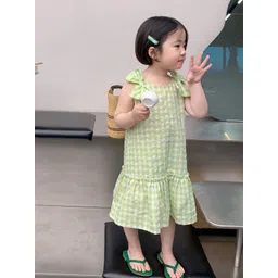 LULU & SKY Checked A-Line Dress-picture-12