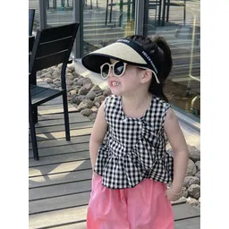 LULU & SKY Checked Top-picture-10