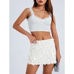 LULU & SKY Embellished Mini Straight Skirt-picture-21