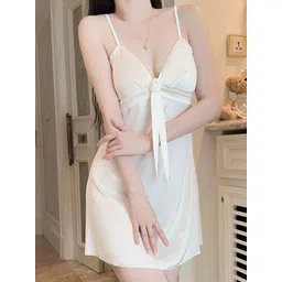 LULU & SKY Floral Applique Baby Doll Night dress-picture-39