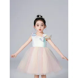 LULU & SKY Floral Cold-Shoulder Fit & Flare Dress-picture-23