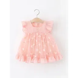 LULU & SKY Floral Flutter Sleeve Fit & Flare Dress-picture-43