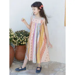 LULU & SKY Floral Print A-Line Dress-picture-16