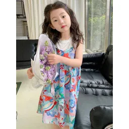 LULU & SKY Floral Print A-Line Dress-picture-43