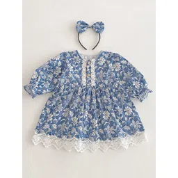 LULU & SKY Floral Print A-Line Dress-picture-34