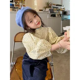 LULU & SKY Floral Print Cotton Styled Back Top-picture-31