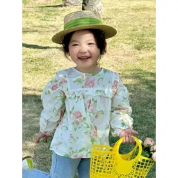 LULU & SKY Floral Print Cotton Top-picture-30