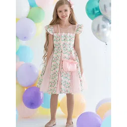 LULU & SKY Floral Print Fit & Flare Dress-picture-12