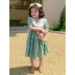 LULU & SKY Floral Print Fit & Flare Dress-picture-41