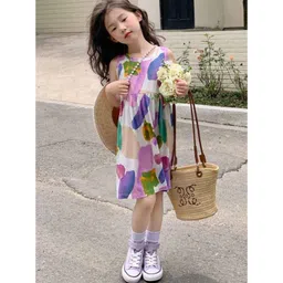 LULU & SKY Floral Print Fit & Flare Dress-picture-53