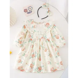 LULU & SKY Floral Print Fit & Flare Dress-picture-25