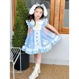 LULU & SKY Floral Print Fit & Flare Dress-picture-28